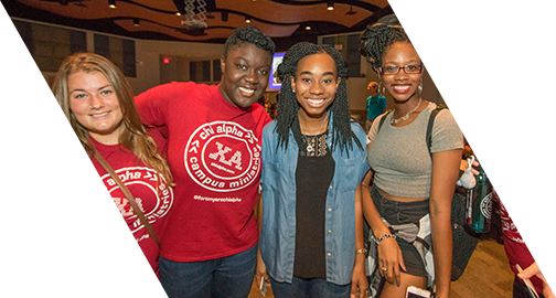 Four students on FSW campus