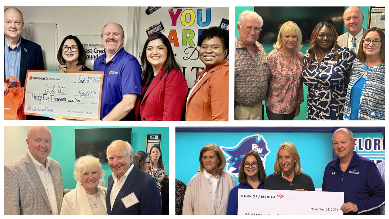Collage Image of FSW Foundation Staff and Philanthropic Community Leaders