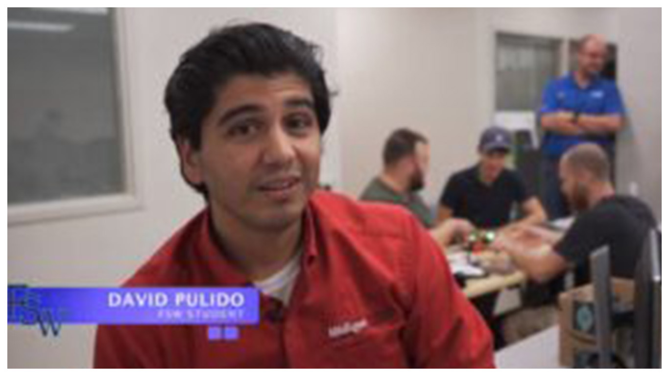 Watch the success story video featuring FSW student David Pulido.